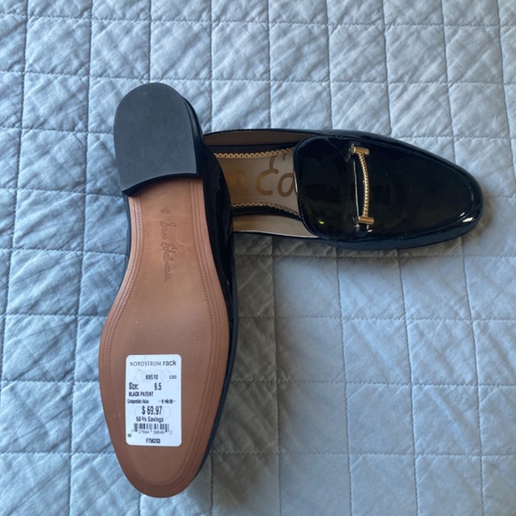 Sam Edelman Slip On Mule Black Patent Flat ~ 9.5 NWT - Picture 8 of 8